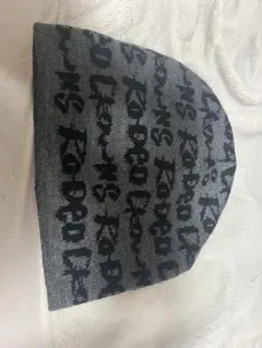 ロゴ入りグレー ニット帽❤️ロディオクラウン