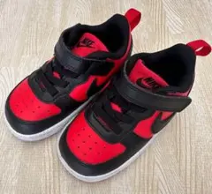 NIKE コートボローベビースニーカー　赤黒 レッド　12cm 即購入⭕️