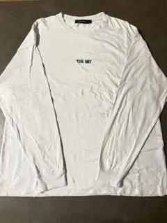 BASEBLU ロングTシャツ ホワイト プリント