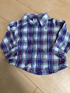 old navy チェックシャツ 80