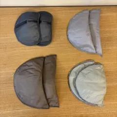 肩パット グレー・ブラウン