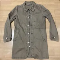 (WHO'S ) A YELLOW RUBY ジップアップ デニム調コート