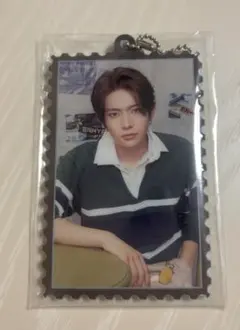 SEGAラッキーくじ ENHYPEN D賞 アクリル切手風キーチェーン ヒスン