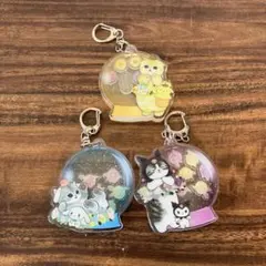 モフサンド　サンリオ アクリルキーホルダー シナモロール　クロミ　ポムポムプリン