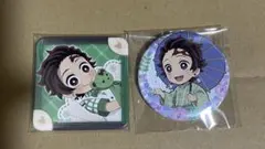 鬼滅の刃　炭治郎　缶バッジ　2点セット