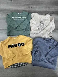 100サイズトレーナーまとめ売り4点セット