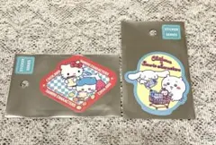ちいかわ　サンリオキャラクターズ　ステッカー　ハチワレ　キティ　シナモン