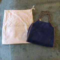 Stella McCartney ファラベラ ミニ　トート　保存袋付き　ブルーのサムネイル