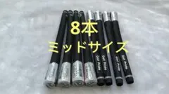 グリップ ゴルフプライド ツアーベルベット プラス4 黒 ミッドサイズ　8本