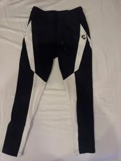 CRONOS ジョガーパンツ ブラック ホワイト XLサイズ