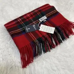 ジョンストンズ　カシミヤ大判ストール マフラー ロイヤルスチュワート