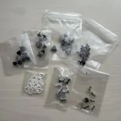 ネイルパーツ ハートや蝶々、花 7パックセット