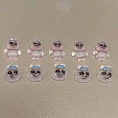 おぱんちゅうさぎ ネイルパーツ 10個セット 立体パーツ デコパーツのサムネイル