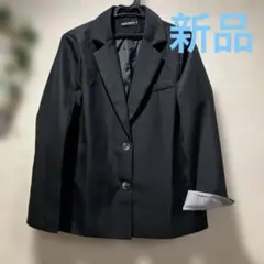 新品　黒 テーラードジャケットのサムネイル