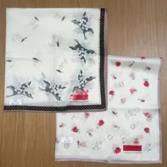 CHARLES JOURDAN ハンカチ 2枚セット 花柄のサムネイル