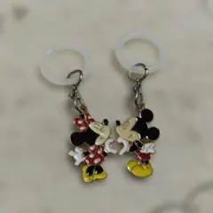 ミッキー＆ミニー めじるしチャーム 2個セット