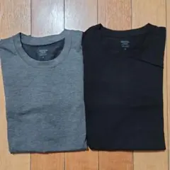 ユニクロ uniqlo 極暖ヒートテックコットンクルーネックT9分袖 2枚セット