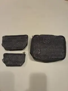 MARY QUANT ポーチ 3点セット ブラック