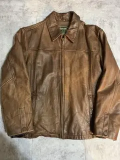 【高級本革】Eddie Bauer ブラウンレザージャケット