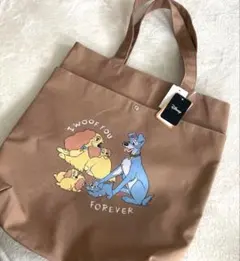 【新品タグ付き】わんわん物語 レディ＆トランプ トートバッグ ディズニー　A4のサムネイル