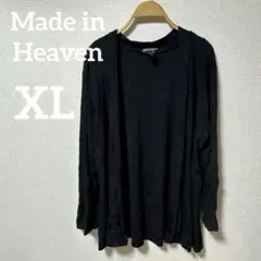 ⭐️1点もの⭐️Made in Heaven 【XL】 ブラック カーディガンのサムネイル