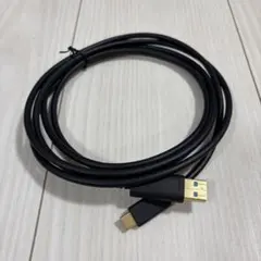 USB Type-A to Type-C ケーブル 黒