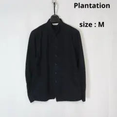 【値下げ◎】 Plantation / スタンドカラー コットン ジャケット M