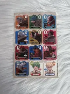 僕のヒーローアカデミア　新十傑　ジャンプGIGA 特典　シール/ ブロマイド