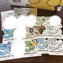 ポケモンストア30周年ロゴステッカー