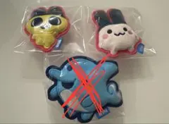 たまごっち ぬいピン まめっち　みみっち　アップリケバッジ 2種セット