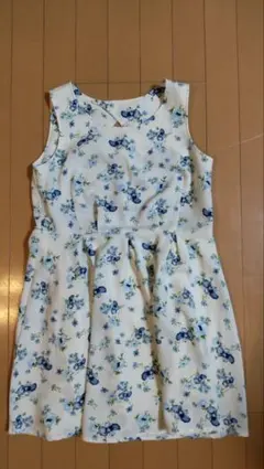 ノースリーブワンピース花柄サイズＦ