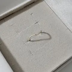 美品】ete エテ PT900 スキニー ダイヤモンド リング 5号 プラチナ