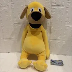 ヒューマンフォールフラット　BIGぬいぐるみ　バディ　黄色　犬のサムネイル