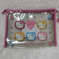 ハローキティ クリアマルチケース新品未使用・A4