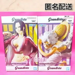 ワンピース　Grandista　ルフィ　ハンコック　フィギュア　2体セット