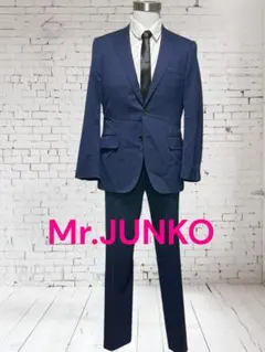【Mr.JUNKO】 スーツ YA6 ネイビー ストライプ セットアップ