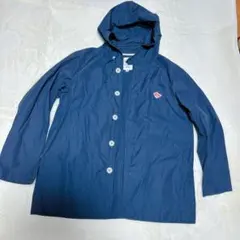 DANTONネイビー フード付きコットンジャケット36サイズ