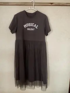 FRIFULロゴ 半袖ワンピース