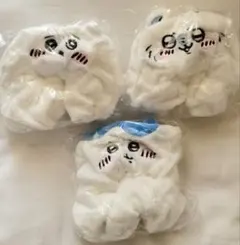 ちいかわ シュシュ 3個セット ちいかわ ハチワレ モモンガ