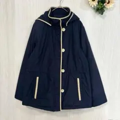 マックレガー キルティングライナー付 ショートコート M ネイビー ドローコード