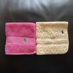 ポロ・ラルフ・ローレン 2枚セット 新品　ウォッシュタオルセット