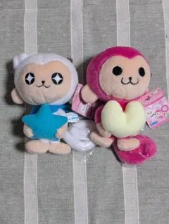 激レア当時物】ピンキーモンキー＆フレッシュモンキー ぬいぐるみ 2体