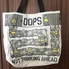 ミニオンズ トートバッグ 大きめ 白
