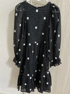 ザラキッズワンピース　裏地付き