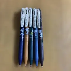 ZEBRA SARASA CLIP スヌーピー 5本セット 0.5mmのサムネイル