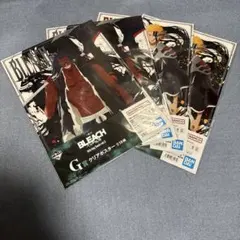 BLEACH 一番くじ G賞 クリアポスター 4枚セット　一護・剣八