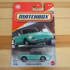マッチボックス '67 アルファロメオ デュエット ティール ミニカーのサムネイル