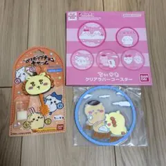 ちいかわ　シーサー　ロリポップチョコチャーム　クリアラバーコースター　2点セット