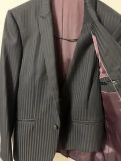 ブラックストライプ3ピーススーツ