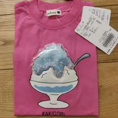ピンク かき氷 Tシャツ